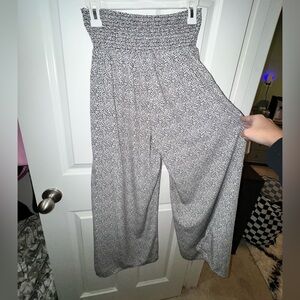 Sienna Sky Black and White Wide Leg Pants